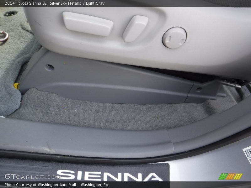Silver Sky Metallic / Light Gray 2014 Toyota Sienna LE