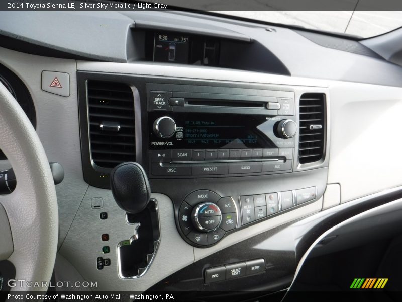 Silver Sky Metallic / Light Gray 2014 Toyota Sienna LE