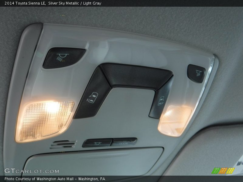 Silver Sky Metallic / Light Gray 2014 Toyota Sienna LE