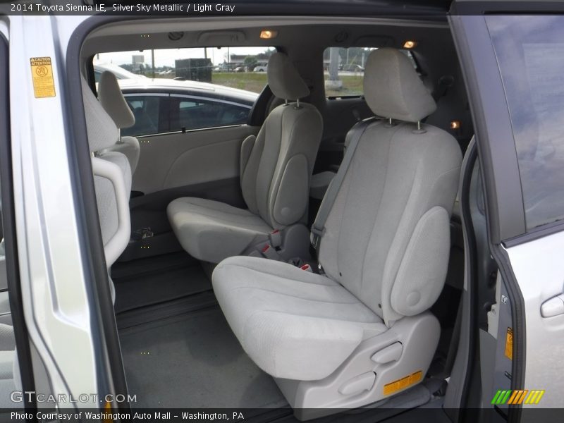 Silver Sky Metallic / Light Gray 2014 Toyota Sienna LE