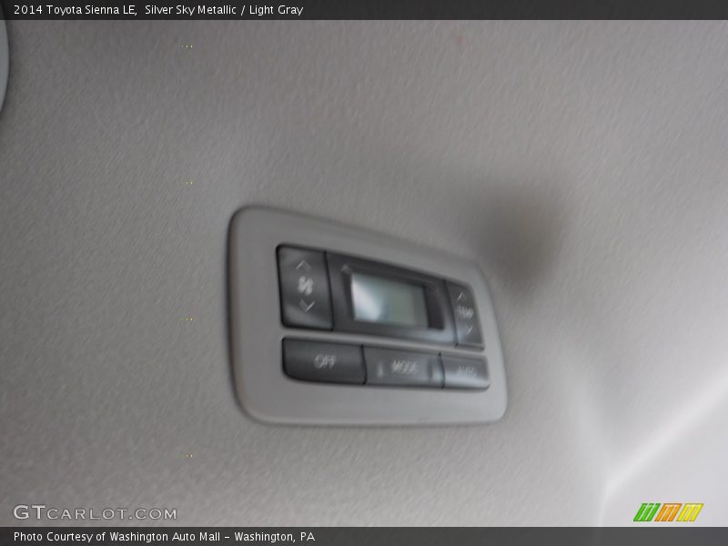 Silver Sky Metallic / Light Gray 2014 Toyota Sienna LE