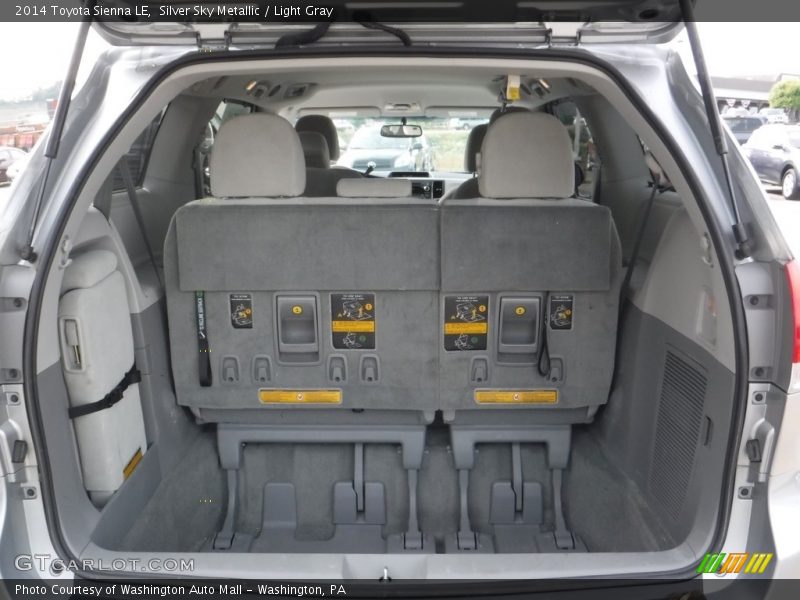 Silver Sky Metallic / Light Gray 2014 Toyota Sienna LE