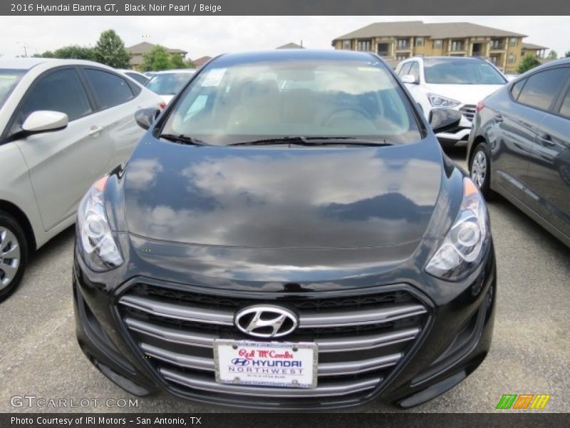 Black Noir Pearl / Beige 2016 Hyundai Elantra GT