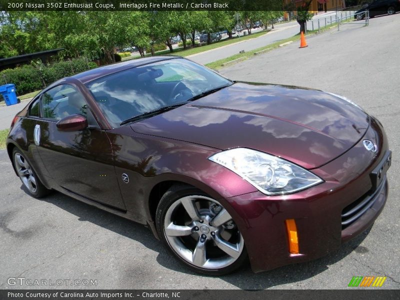 Interlagos Fire Metallic / Carbon Black 2006 Nissan 350Z Enthusiast Coupe