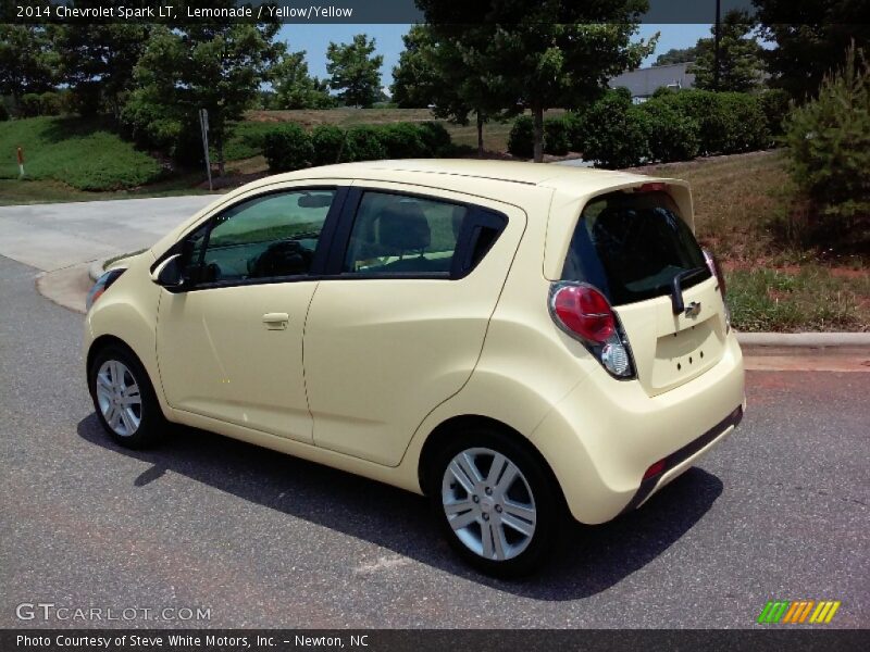 Lemonade / Yellow/Yellow 2014 Chevrolet Spark LT