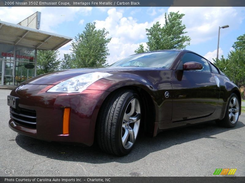 Interlagos Fire Metallic / Carbon Black 2006 Nissan 350Z Enthusiast Coupe