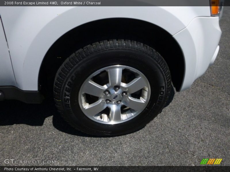 Oxford White / Charcoal 2008 Ford Escape Limited 4WD