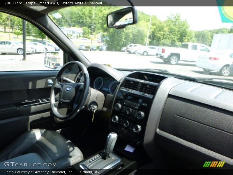 Oxford White / Charcoal 2008 Ford Escape Limited 4WD