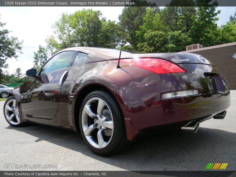 Interlagos Fire Metallic / Carbon Black 2006 Nissan 350Z Enthusiast Coupe