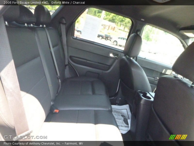 Oxford White / Charcoal 2008 Ford Escape Limited 4WD