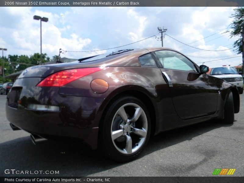 Interlagos Fire Metallic / Carbon Black 2006 Nissan 350Z Enthusiast Coupe