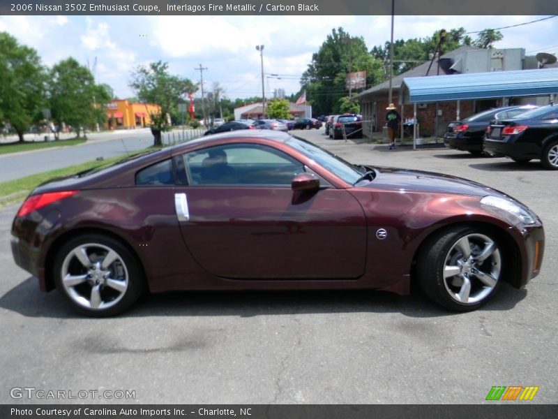 Interlagos Fire Metallic / Carbon Black 2006 Nissan 350Z Enthusiast Coupe