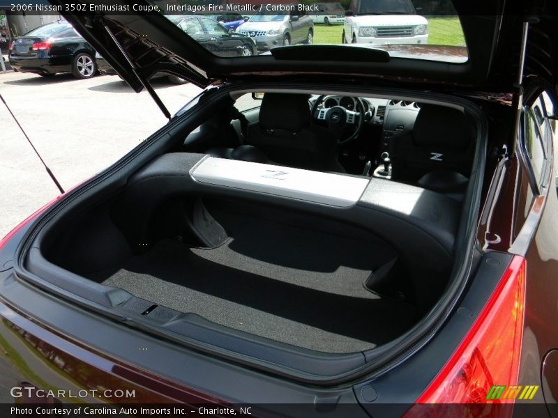 Interlagos Fire Metallic / Carbon Black 2006 Nissan 350Z Enthusiast Coupe