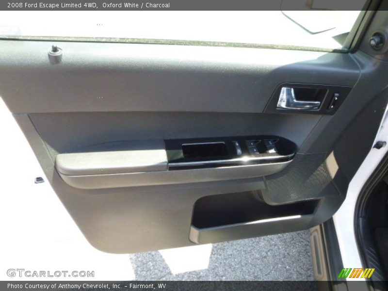 Oxford White / Charcoal 2008 Ford Escape Limited 4WD