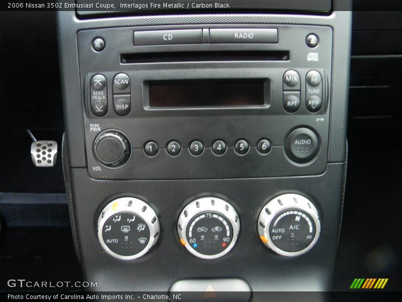 Interlagos Fire Metallic / Carbon Black 2006 Nissan 350Z Enthusiast Coupe