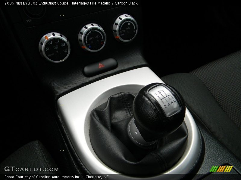 Interlagos Fire Metallic / Carbon Black 2006 Nissan 350Z Enthusiast Coupe