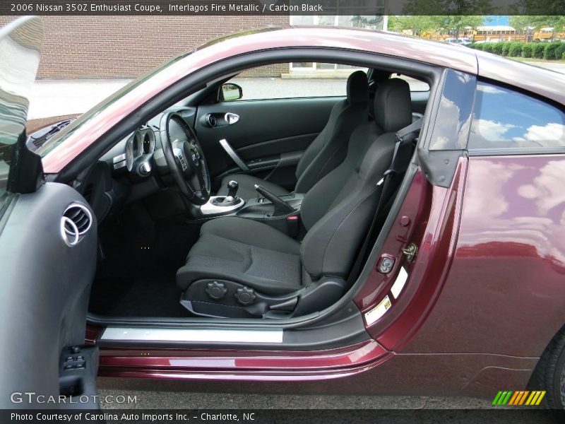 Interlagos Fire Metallic / Carbon Black 2006 Nissan 350Z Enthusiast Coupe
