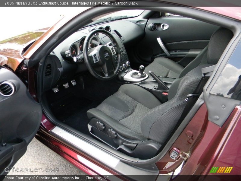 Interlagos Fire Metallic / Carbon Black 2006 Nissan 350Z Enthusiast Coupe