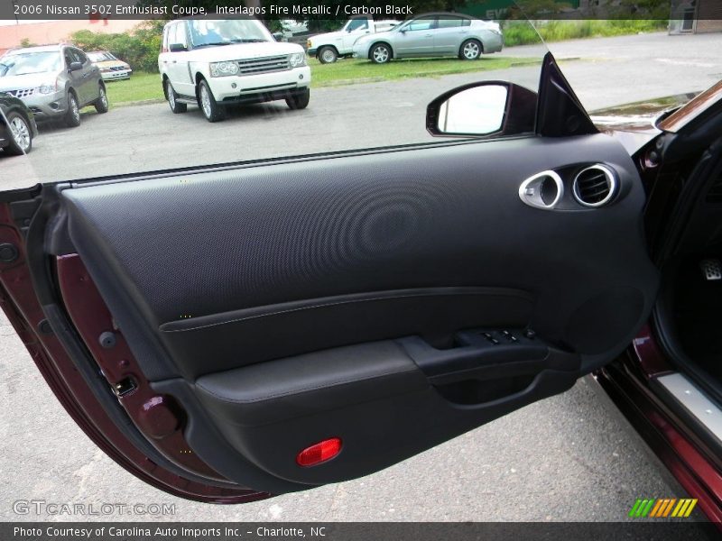 Interlagos Fire Metallic / Carbon Black 2006 Nissan 350Z Enthusiast Coupe