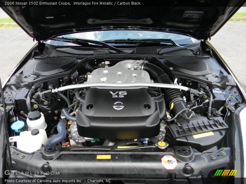 Interlagos Fire Metallic / Carbon Black 2006 Nissan 350Z Enthusiast Coupe