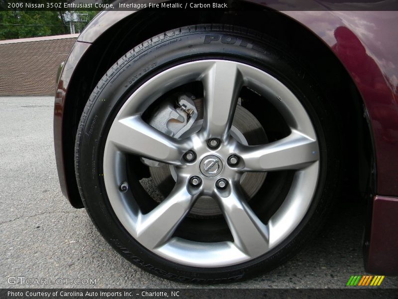Interlagos Fire Metallic / Carbon Black 2006 Nissan 350Z Enthusiast Coupe