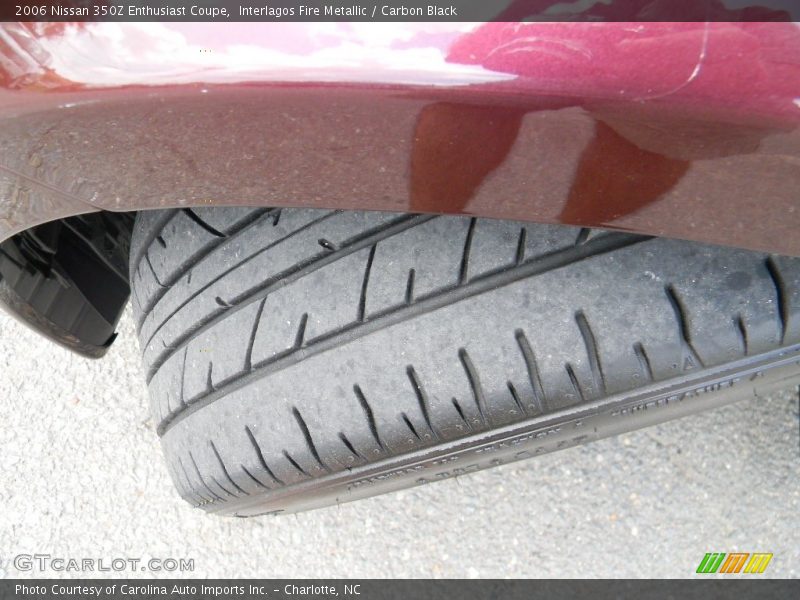 Interlagos Fire Metallic / Carbon Black 2006 Nissan 350Z Enthusiast Coupe