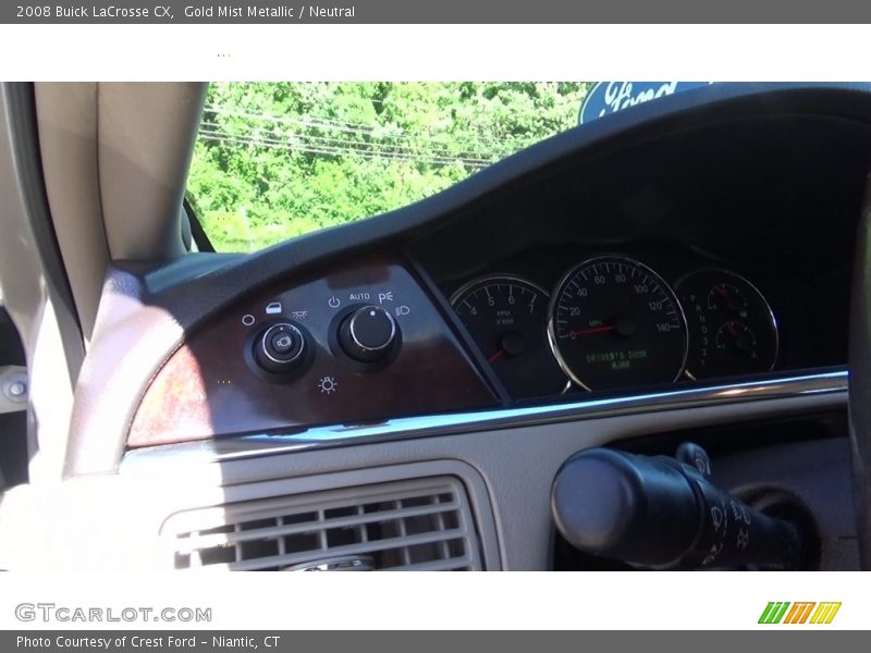 Gold Mist Metallic / Neutral 2008 Buick LaCrosse CX