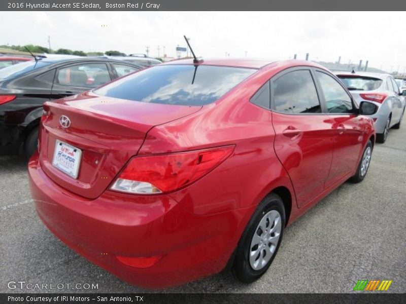 Boston Red / Gray 2016 Hyundai Accent SE Sedan