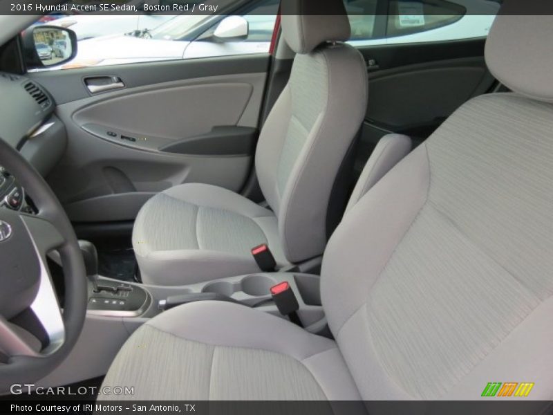 Boston Red / Gray 2016 Hyundai Accent SE Sedan