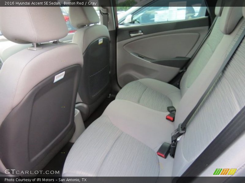 Boston Red / Gray 2016 Hyundai Accent SE Sedan