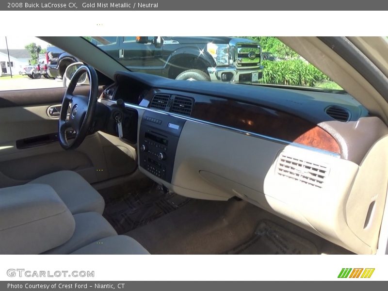 Gold Mist Metallic / Neutral 2008 Buick LaCrosse CX