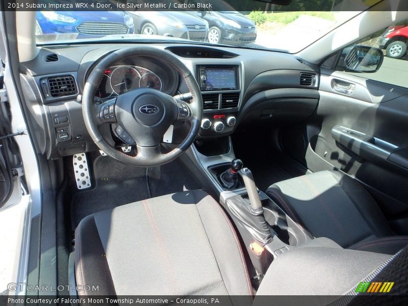 Ice Silver Metallic / Carbon Black 2014 Subaru Impreza WRX 4 Door