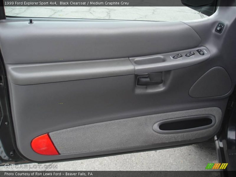 Black Clearcoat / Medium Graphite Grey 1999 Ford Explorer Sport 4x4