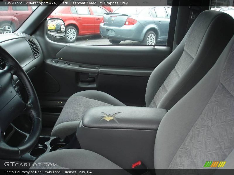 Black Clearcoat / Medium Graphite Grey 1999 Ford Explorer Sport 4x4