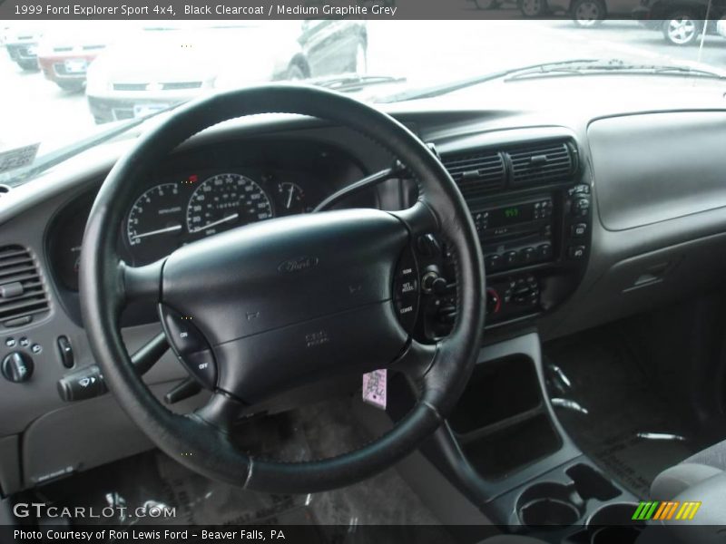 Black Clearcoat / Medium Graphite Grey 1999 Ford Explorer Sport 4x4