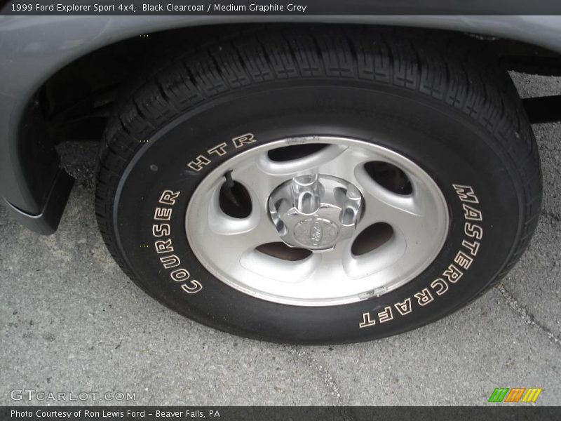 Black Clearcoat / Medium Graphite Grey 1999 Ford Explorer Sport 4x4