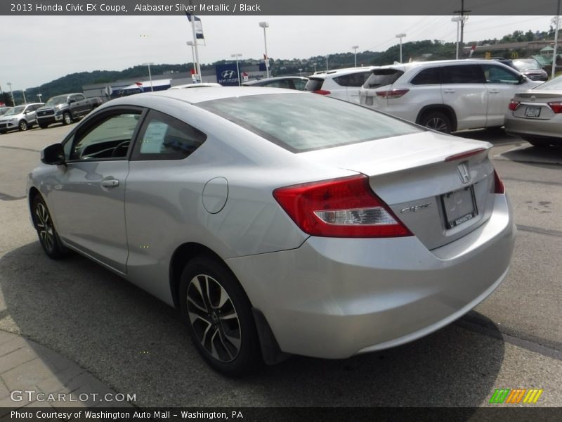 Alabaster Silver Metallic / Black 2013 Honda Civic EX Coupe