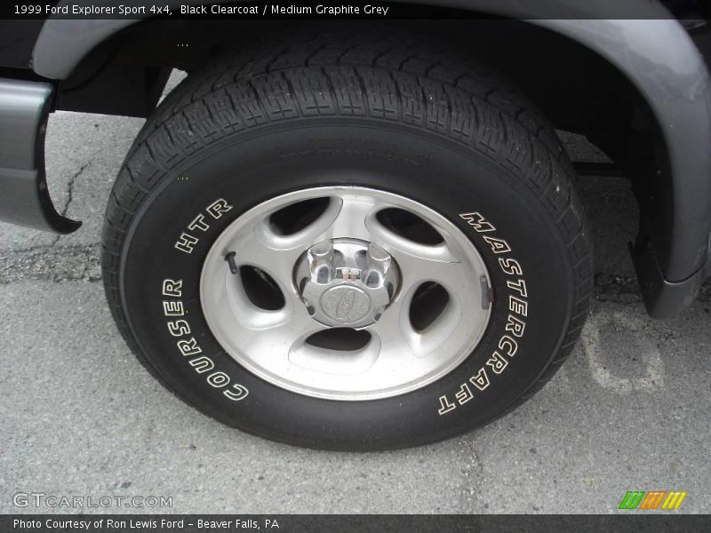 Black Clearcoat / Medium Graphite Grey 1999 Ford Explorer Sport 4x4