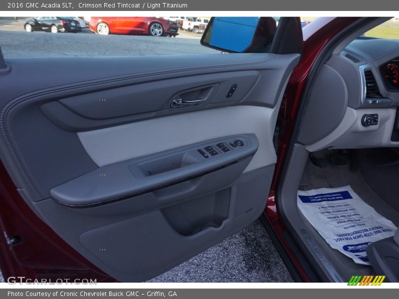 Crimson Red Tintcoat / Light Titanium 2016 GMC Acadia SLT
