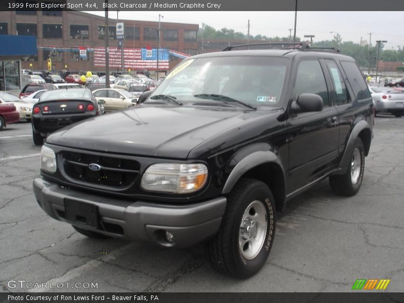 Black Clearcoat / Medium Graphite Grey 1999 Ford Explorer Sport 4x4