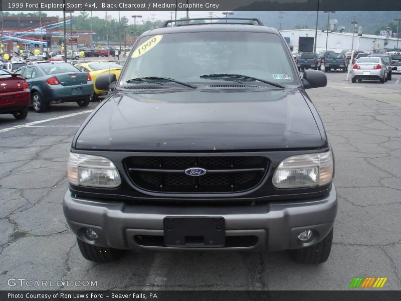 Black Clearcoat / Medium Graphite Grey 1999 Ford Explorer Sport 4x4