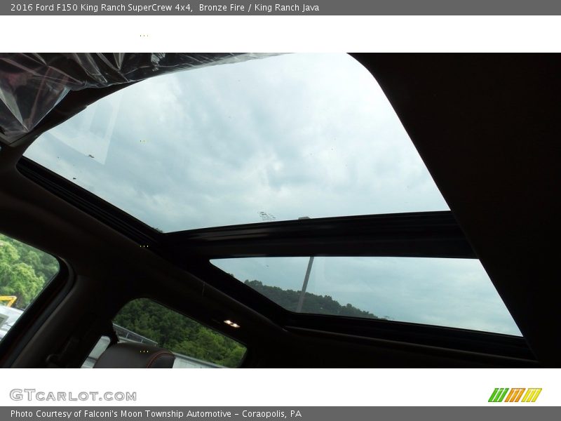 Sunroof of 2016 F150 King Ranch SuperCrew 4x4