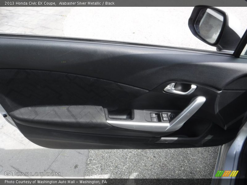 Alabaster Silver Metallic / Black 2013 Honda Civic EX Coupe