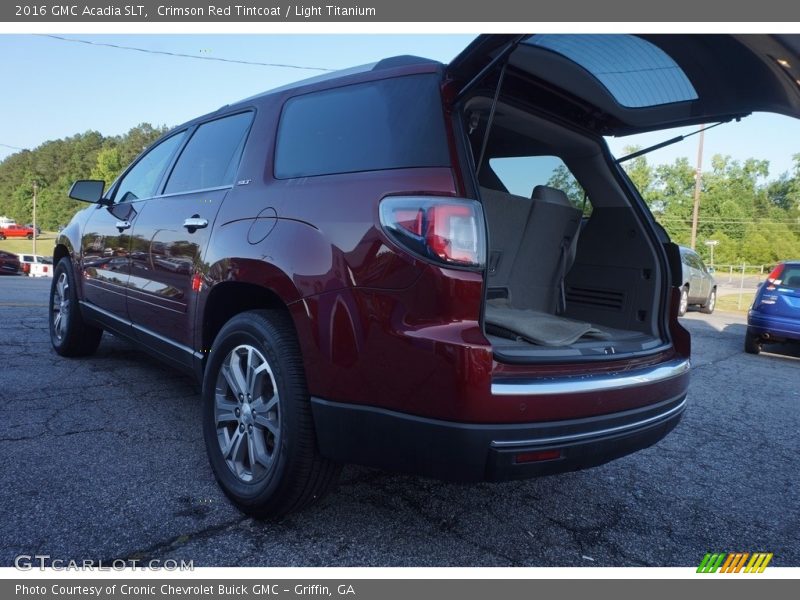 Crimson Red Tintcoat / Light Titanium 2016 GMC Acadia SLT