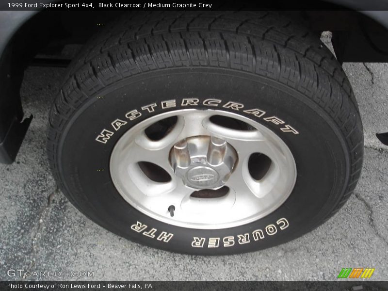 Black Clearcoat / Medium Graphite Grey 1999 Ford Explorer Sport 4x4