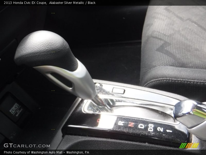 Alabaster Silver Metallic / Black 2013 Honda Civic EX Coupe