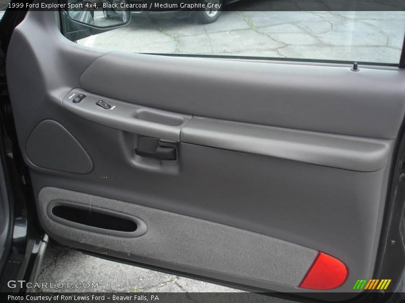Black Clearcoat / Medium Graphite Grey 1999 Ford Explorer Sport 4x4