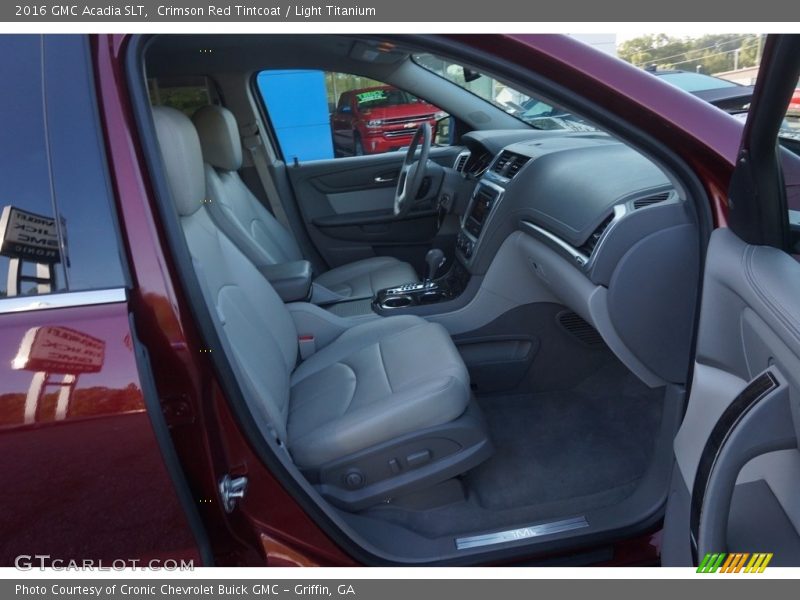 Crimson Red Tintcoat / Light Titanium 2016 GMC Acadia SLT