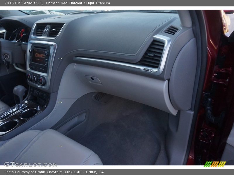 Crimson Red Tintcoat / Light Titanium 2016 GMC Acadia SLT