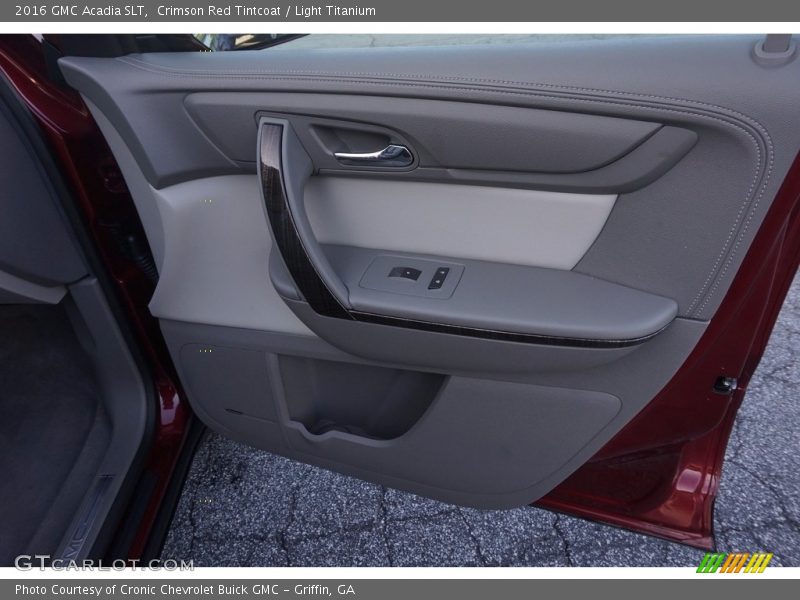 Crimson Red Tintcoat / Light Titanium 2016 GMC Acadia SLT